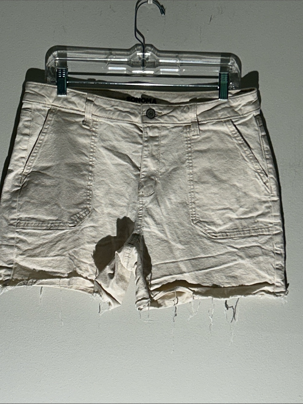 Sonoma Cream Utility Cargo Shorts